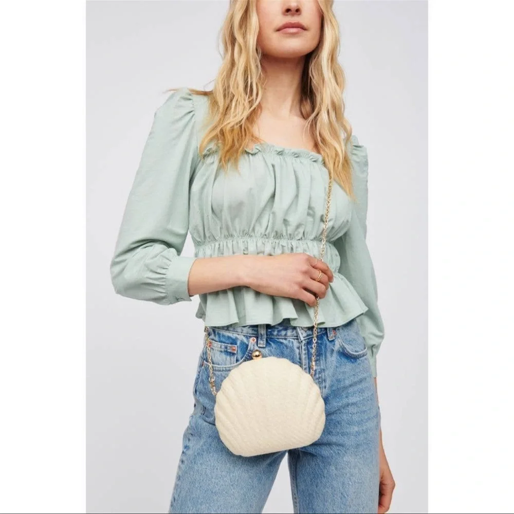 NWT Cream Seashell Purse - Picture 8 of 8